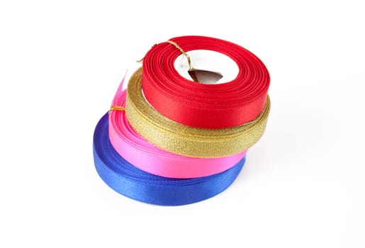 ribbon collection isolated on white