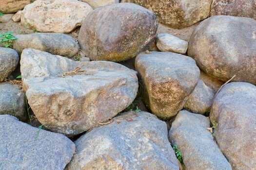 Several large stone are together.