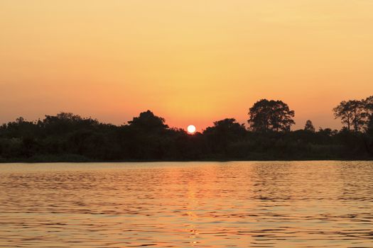 Beautiful river kwai in Kanchanaburi province, Thailand 