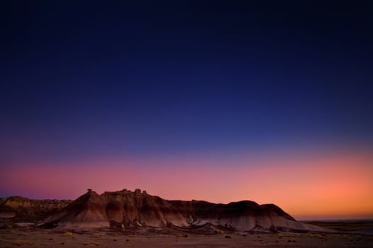 Image from the badlands national park in the USA