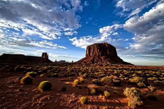 Image taken in Monument Valley Utah close to sunset