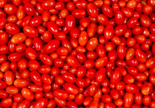 Image of many Roma Tomatoes piled up so it fills the entire image