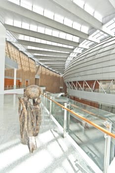 Interior of the newly constructed African Union Hall in Addis Ababa, Ethiopia