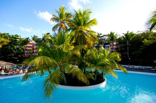 Hotel resort with a very nice swimming pool