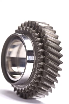 Gears closeup isolated