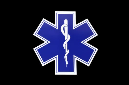 A picture of symbol star of life
