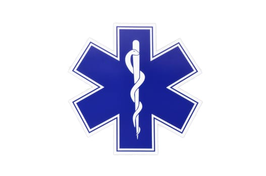 A picture of symbol star of life