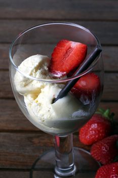 vanilla ice cream