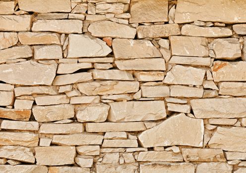 The wall of natural stone - natural background