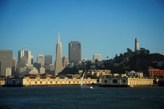 san francisco building as seen from bay