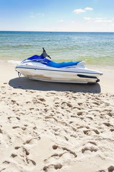 water scooter, Hel Peninsula, Pomerania, Poland