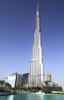Dubai skyline with Burj Khalifa 