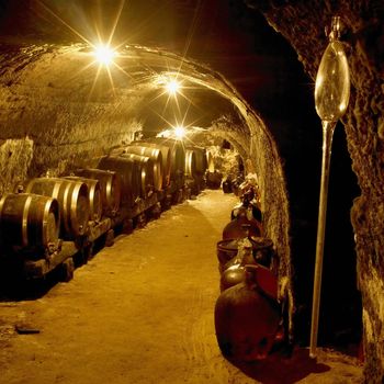 wine cellar, Vrba Winery, Vrbovec, Czech Republic