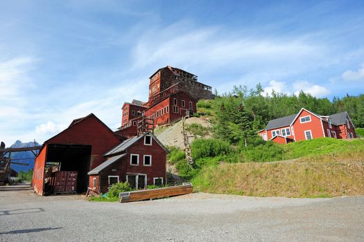 an old copper mine building from McCarthy, Alaska