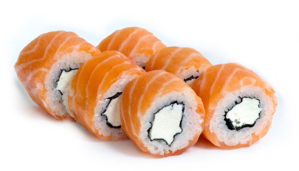 Various kinds of sushi and sashimi
