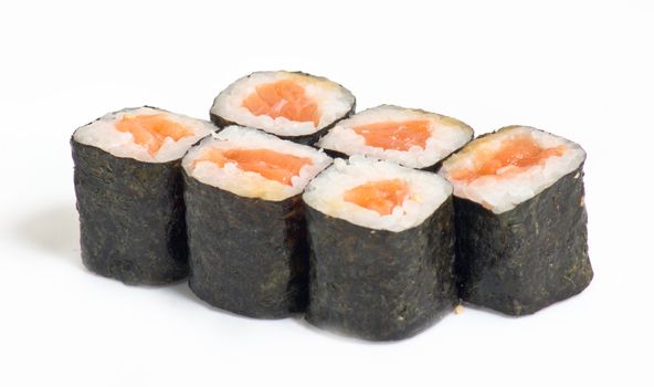 Various kinds of sushi and sashimi