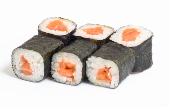Various kinds of sushi and sashimi