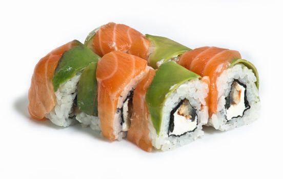 Various kinds of sushi and sashimi