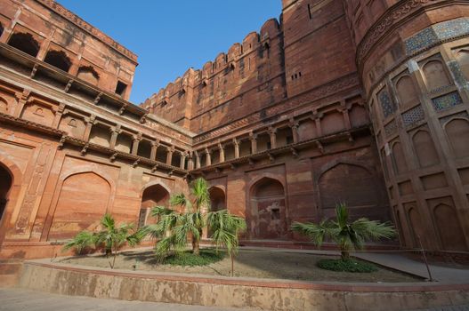 Red Fort in Agra, Uttar Pradesh, India
