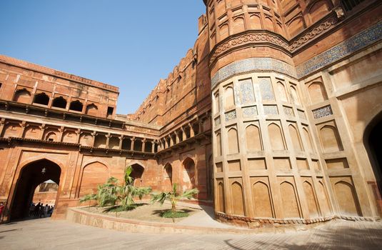 Red Fort in Agra, Uttar Pradesh, India
