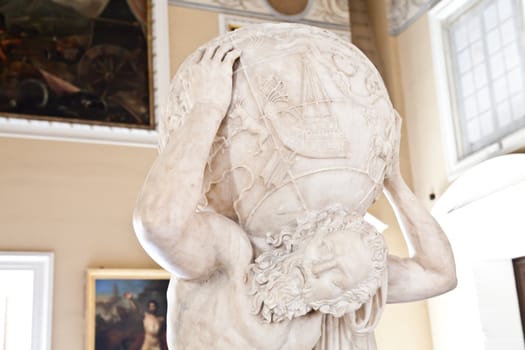 2dn century AD copy of Atlante Farnese statue