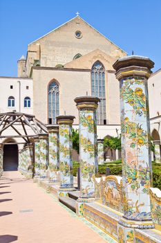 Santa Chiara is a religious complex in Naples, southern Italy, that includes the Church of Santa Chiara and a monastery