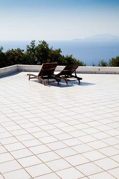 Terrace on Naples Gulf: two seats with a wonderful view
