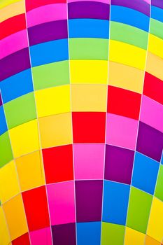 During a sunny day it's easy to observe these vivid colors on a fire balloon