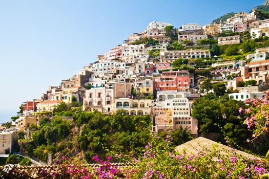 Positano is a village and comune on the Amalfi Coast (Costiera Amalfitana), in Campania, Italy.