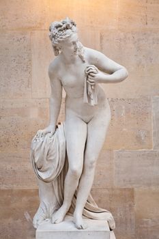 The perfect feminine beauty in this copy of a classical Greek statue