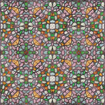 High quality seamless stained glass background