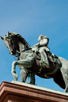 Statue of king Carl Johan Oslo, Norway