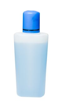 Bottle of perfume isolated over a white background.