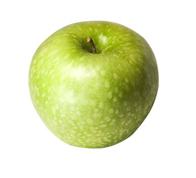 green apple isolated on white