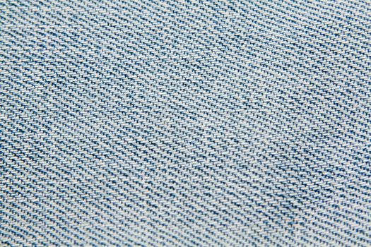 close-up of blue jean material, denim