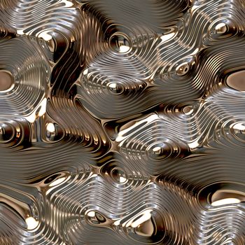 Seamless high quality high resolution metal shiny surface