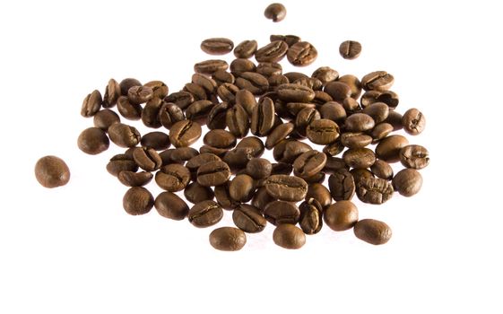 Coffee Beans. Isolated on a white background.