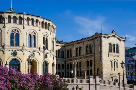 Norwegian parliament Storting Oslo, Norway