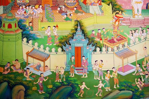 Traditional Thai Wall