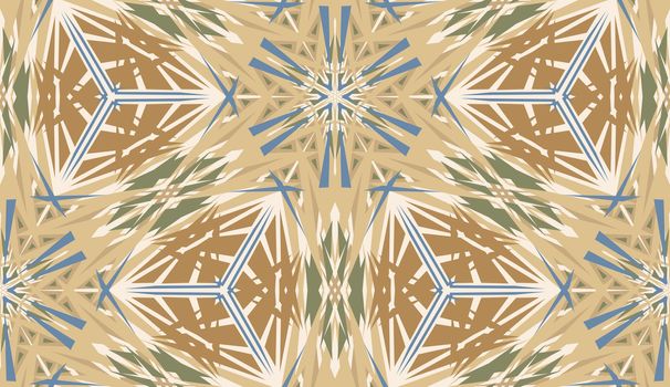 Seamless kaleidoscope camouflage pattern for background or wallpaper