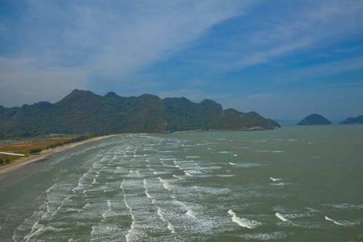 Mountain and sea. Nature in Thailand