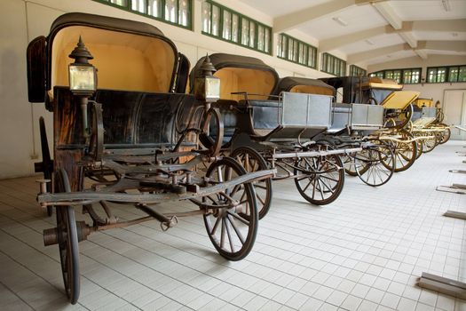 old horse-drawn carriage