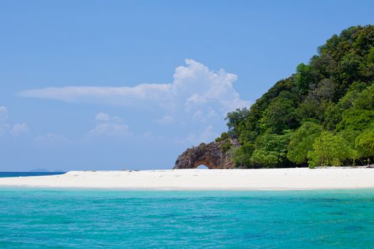 Arch with beach in Thailand
