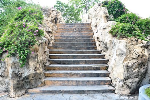 Stone stairs