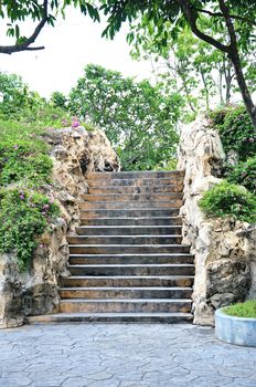 Stone stairs