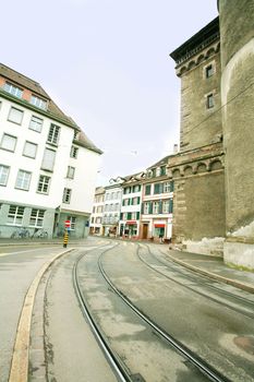 street of european town