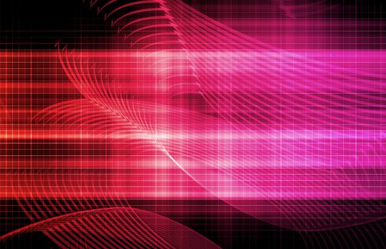 Computer Background with Technology As a Art 