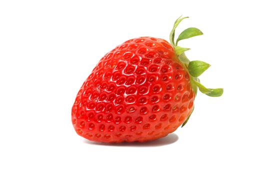 Fresh strawberry on white background