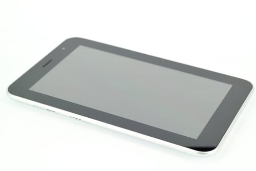 tablet pc on white background