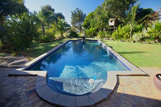 Luxury Home Swimming Pool and Garden